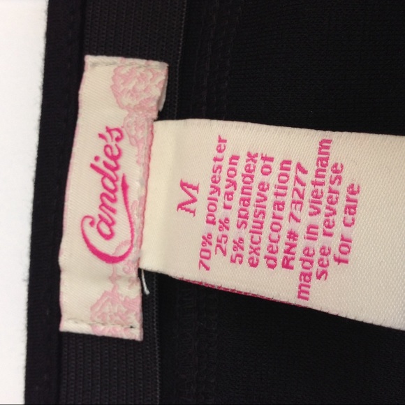 CANDIES black bodycon studded skirt - Picture 2 of 6